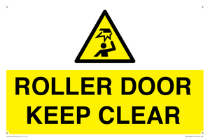 ROLLER DOOR KEEP CLEAR